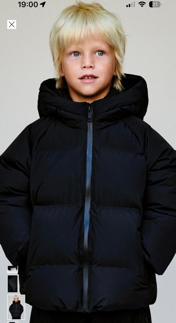 Zara Çocuk Water Rebellent Şişme Mont-4Y 104 cm - Görsel 2