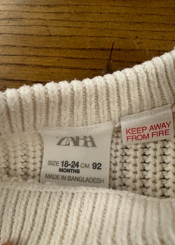 Zara Bebek Lacivert Çizgili Kazak-18-24 Ay 92 cm - Görsel 3