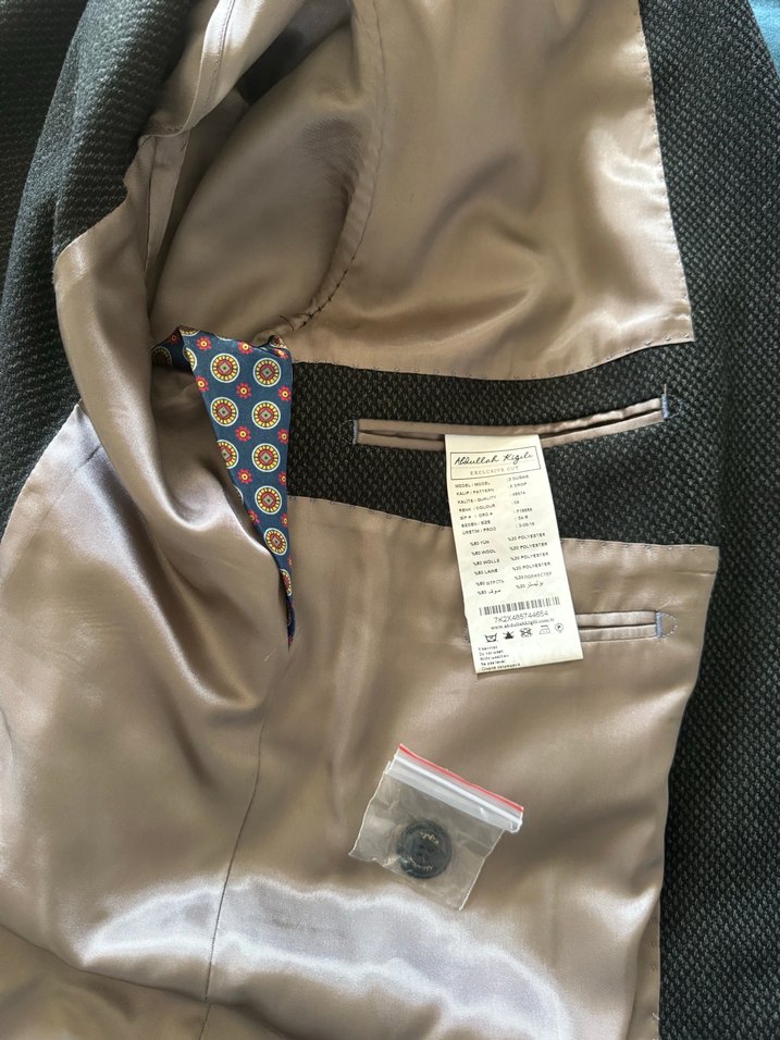 Erkek Kiğılı Exclusive Cut Yün Ceket 54/6 - Görsel 4