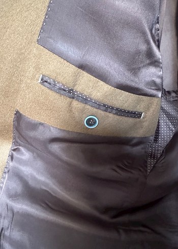 Erkek İGS Camel Yün Kaşmir Ceket 56/6 Drop - Görsel 6