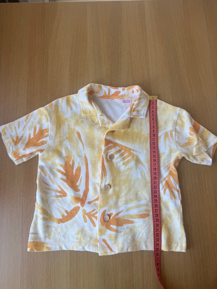 Zara Tropikal Desenli Bebek Gömlek — görsel 4/4