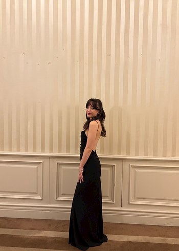 Uzun Zara Siyah Elbise - Görsel 2