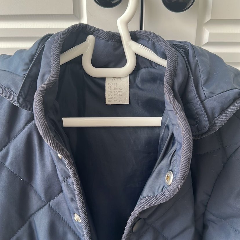 Düğmeli Lacivert Erkek Çocuk Mont - Görsel 3