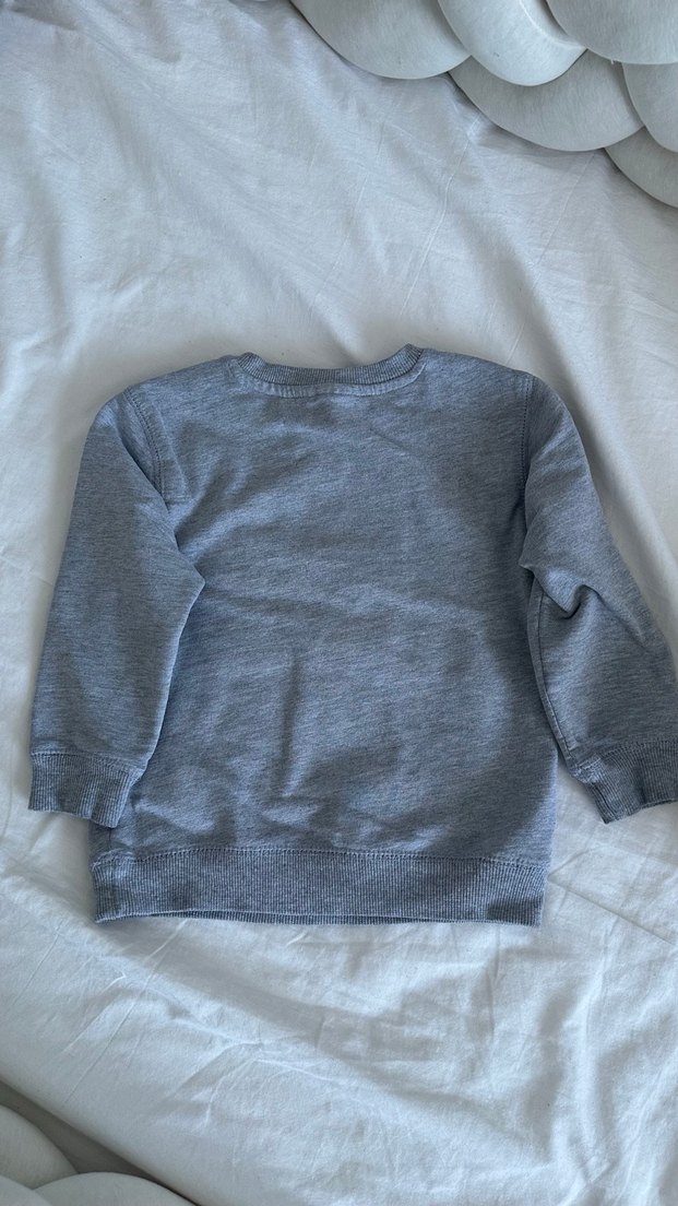 Gri Baskılı Erkek Çocuk Sweatshirt - Görsel 2