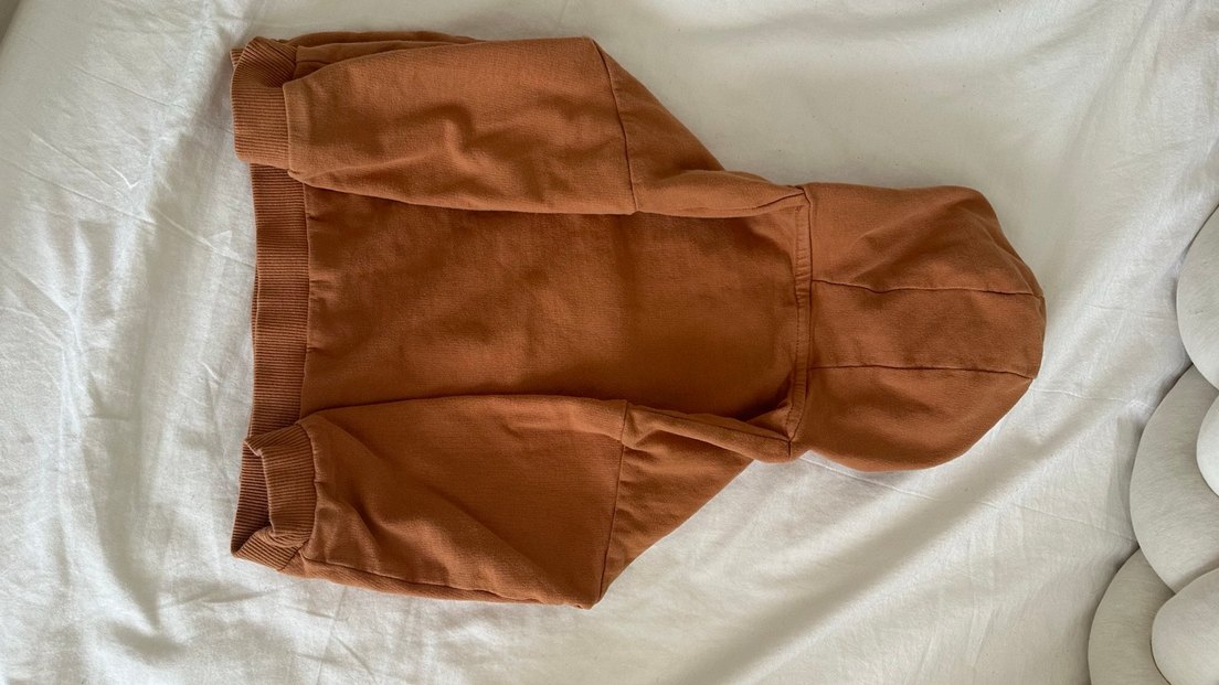 Kapüşonlu Erkek Çocuk Kahverengi Sweatshirt - Görsel 3