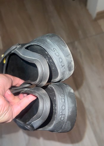 38 Beden siyah Renk Kadın Koyu Nefti Yeşil Süngerbob Tokalı Crocs