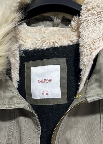 Gri Kadın Peluş Detaylı Midi Ceket - Görsel 2