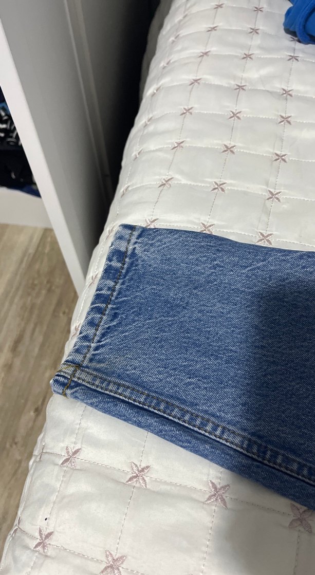 Kadın Mavi Denim mom jean - Görsel 3