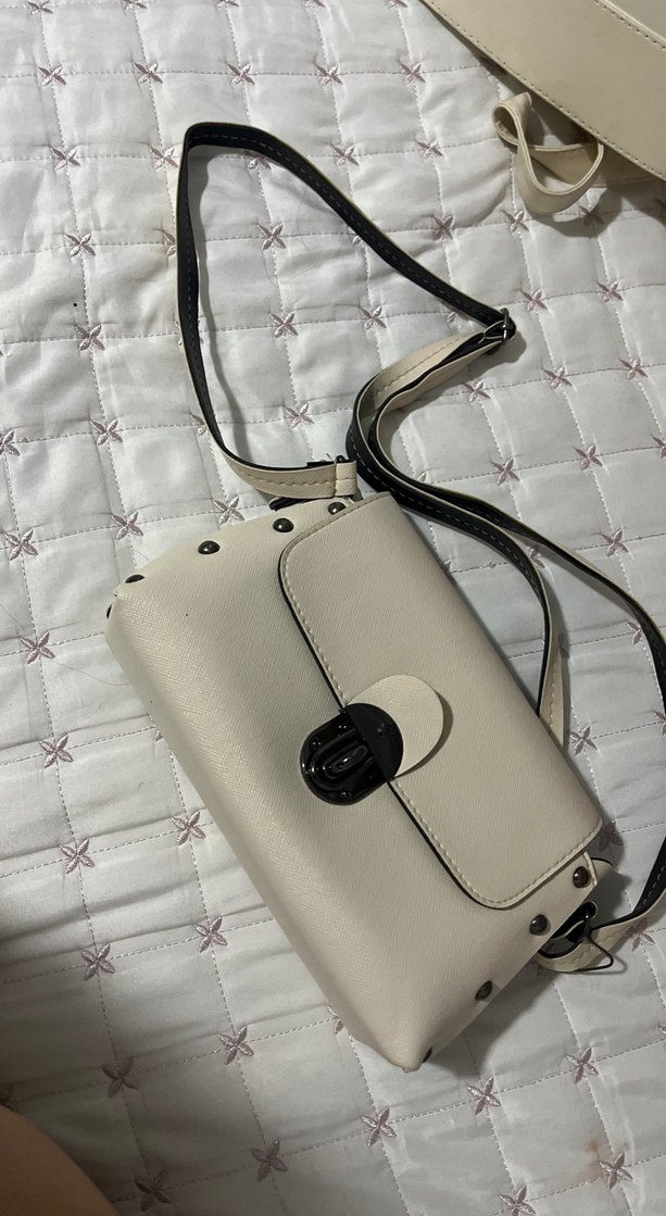 krem Deri Kadın Çanta - Görsel 2