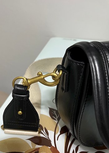 Klasik Siyah Deri Kadın Çanta - Görsel 6