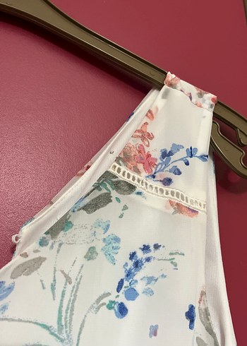 Çiçekli Bohem Midi Elbise - Görsel 5