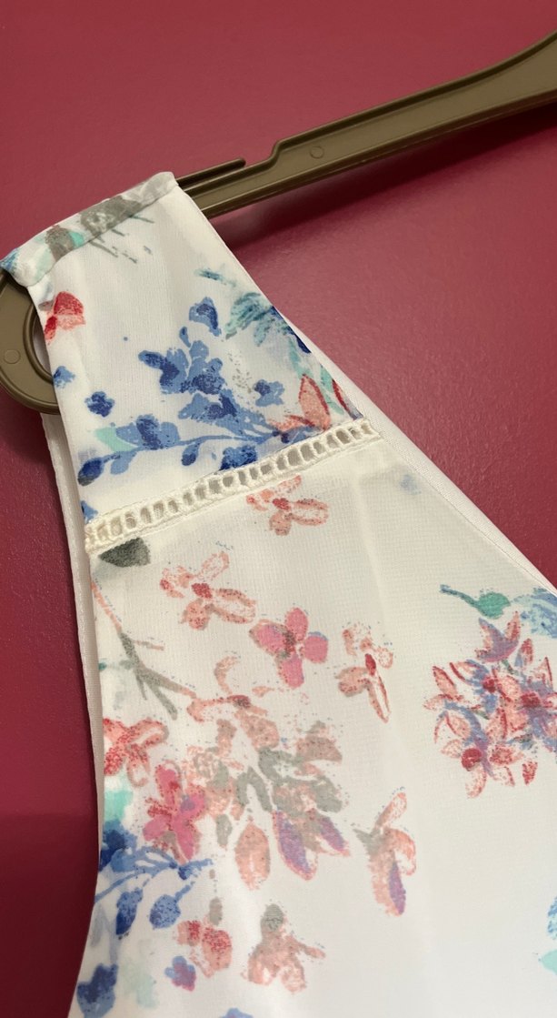 Çiçekli Bohem Midi Elbise - Görsel 4