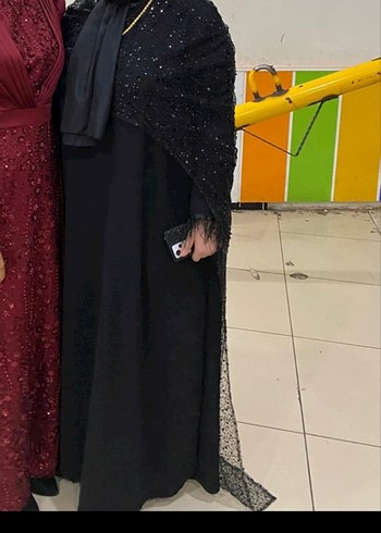 Özel dikim kadın tesettür abiye - Görsel 3