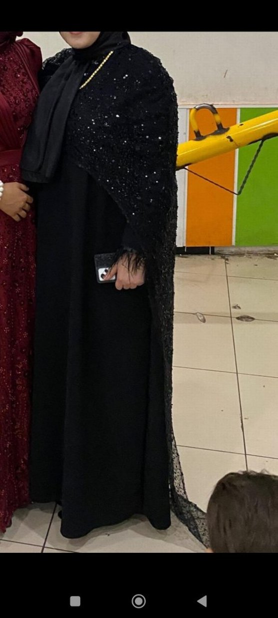 Özel dikim kadın tesettür abiye - Görsel 2