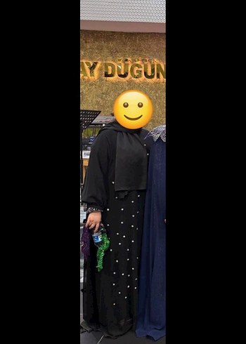 Siyah Taşlı özel dikim abiye - Görsel 3