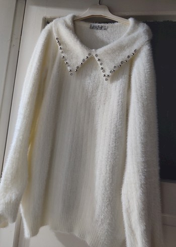 Kadın peluş kazak - Görsel 4