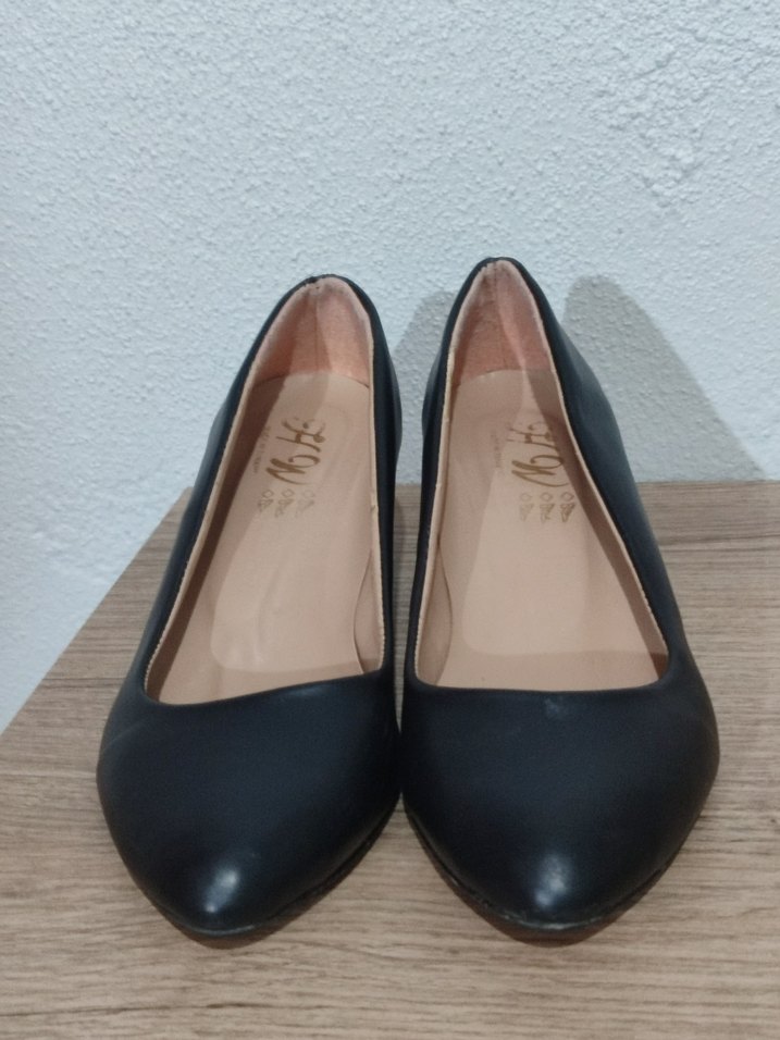 Siyah Modern Klasik Kadın Topuklu Ayakkabı - Görsel 3