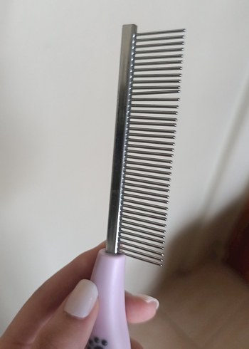 Pembe Kedi Tüy Bakım Tarağı - Görsel 2