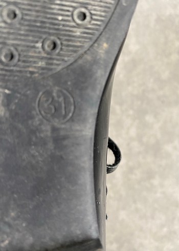 Kız Çocuk Siyah Yılan Desenli Tokalı Babet - Görsel 3