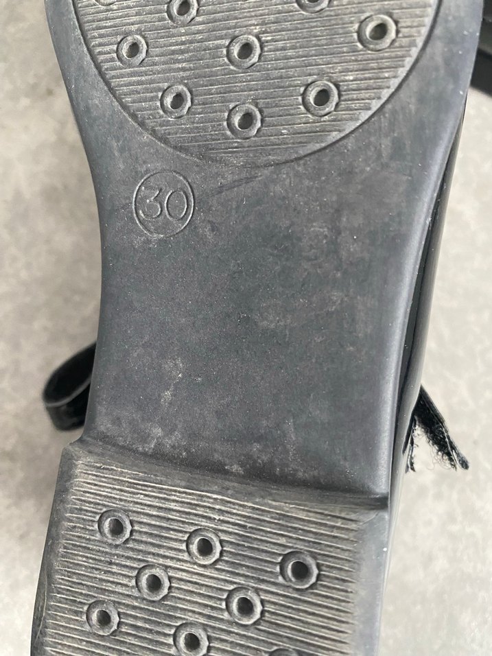 Kız Çocuk Siyah Rugan Tokalı Babet - Görsel 3