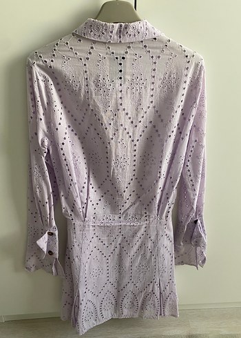 Sagaza Uzun Kollu Nakışlı Bohem Pamuk Gömlek - Görsel 2