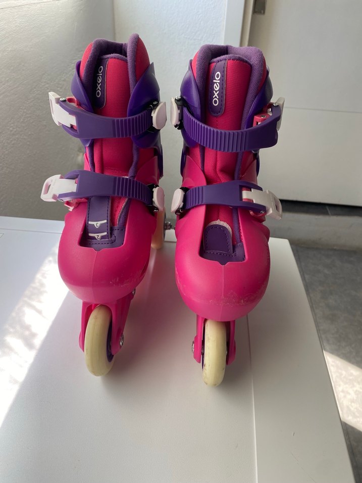 Kız Paten, Renkli, Tokalı - Görsel 2