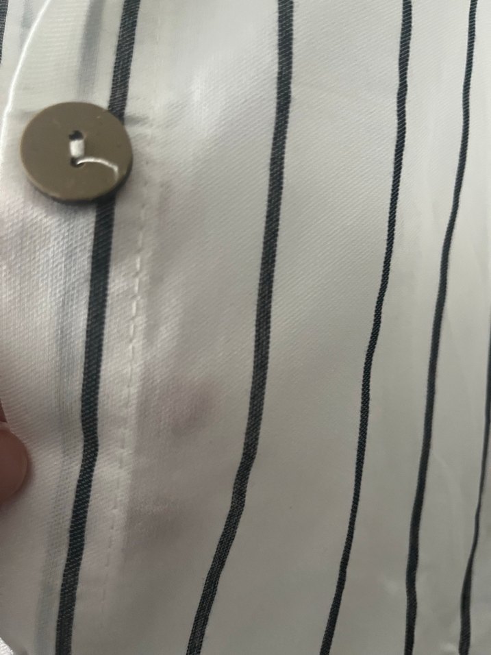 Çizgili Uzun Kollu Kadın Uzun Elbise - Görsel 3