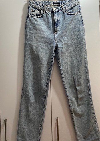 Mavi kot Normal Boy Kadın Denim Pantolon