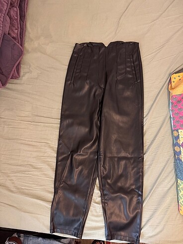Skinny Kesim Deri Pantolon