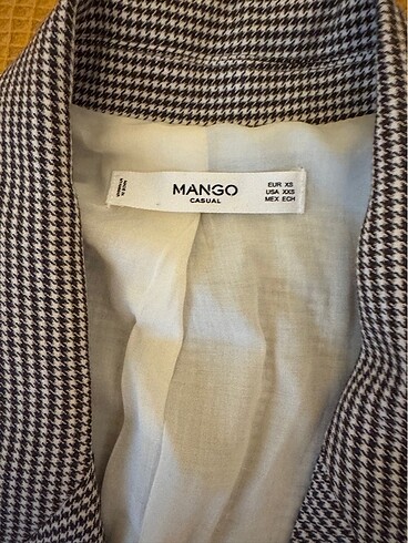 xs Beden Mango Vatka Detaylı Şık Blazer Ceket