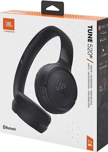 JBL Tune 520BT Kablosuz Siyah Kulaklık