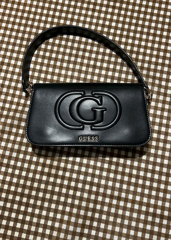 Guess Siyah Deri Kadın El Çantası