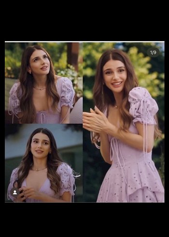 xs Beden mor Renk Sagaza lila mini elbise
