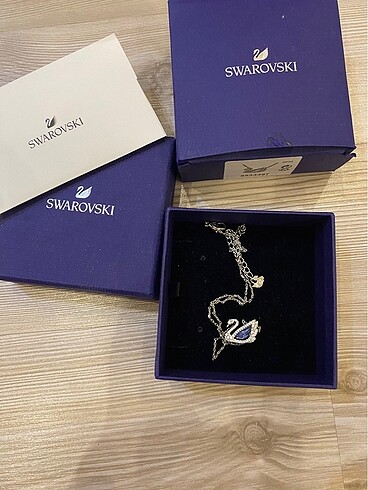 swarovski kuğu kolye+zadig
