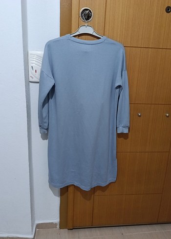 Mavi Baskılı Uzun Kollu TUNİK - Görsel 4