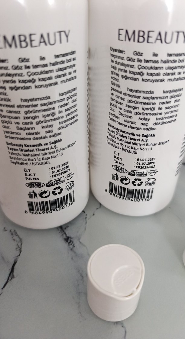 Embeauty 9 Aktifli Saç Uzatıcı Şampuan 400 ml  2Lİ - Görsel 3