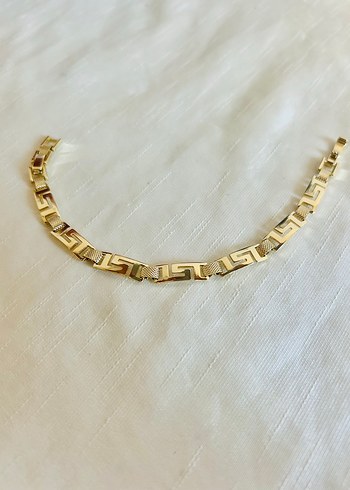 Xuping Altın Renk Minimalist Kadın Bileklik
