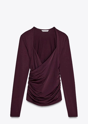 Bordo Kadın Vücut Zinciri - Minimalist Gotik - Görsel 2