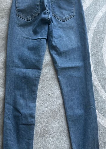 Addax Fermuarlı Dar Kesim Midi Denim Kadın Kot Pantolon