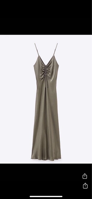 Zara Zara saten elbise