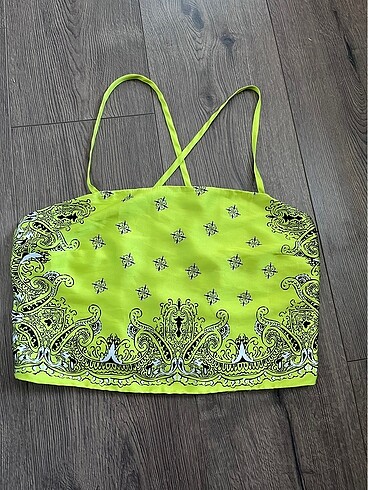 Bershka Askılı bluz crop