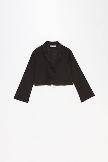 Zara Lefties bağcıklı gömlek