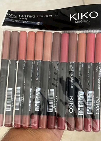 Kiko Çok Renkli Pastel Dudak Kalemleri