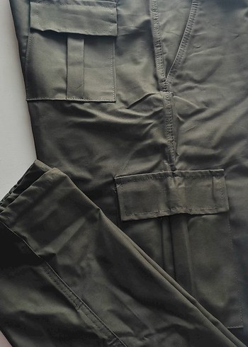 Yandan cepli keten kargo panrolon - Görsel 3