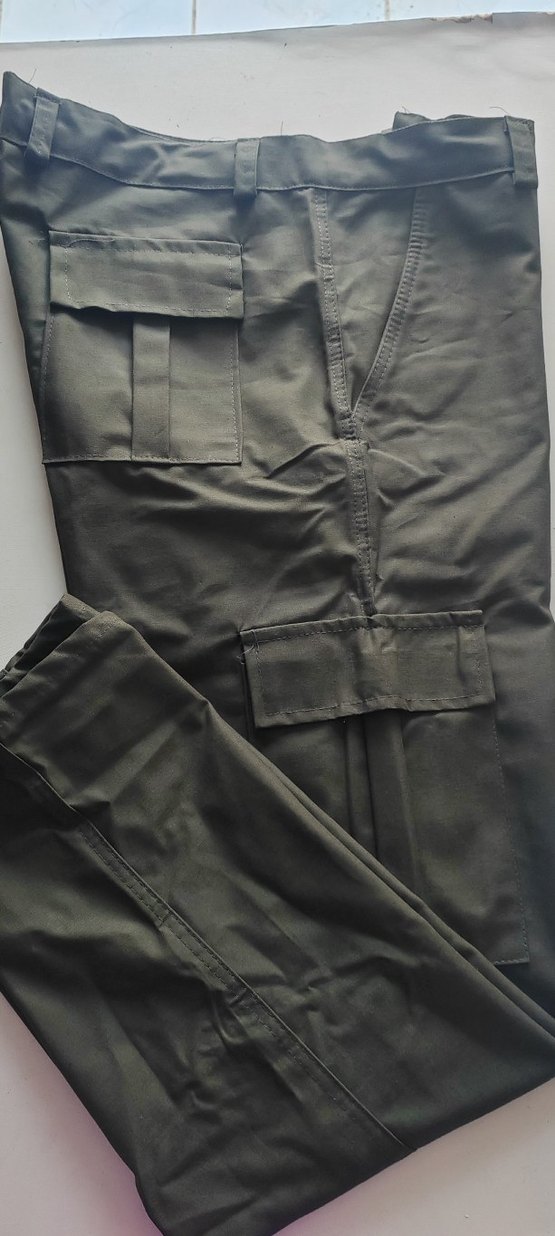 Yandan cepli keten kargo panrolon - Görsel 2