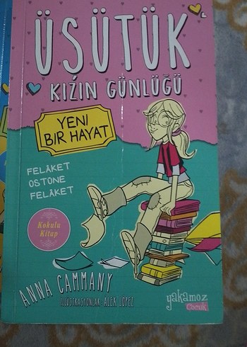 ÜŞÜTÜK KIZIN GÜNLÜĞÜ 3 KİTAP BİR ARADA YAZAR ANNA CAMMANY