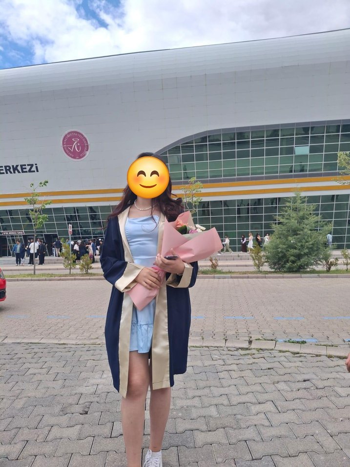 kare yaka açık mavi kısa saten elbise - Görsel 3