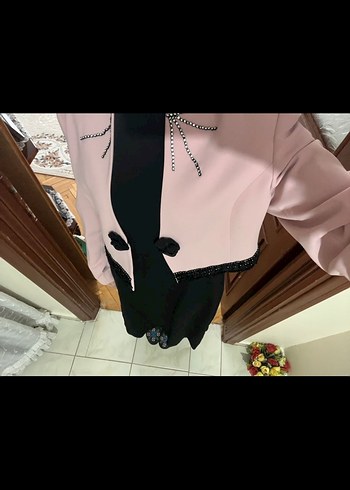 Diğer Pembe Mini Kadın Ceket Elbise