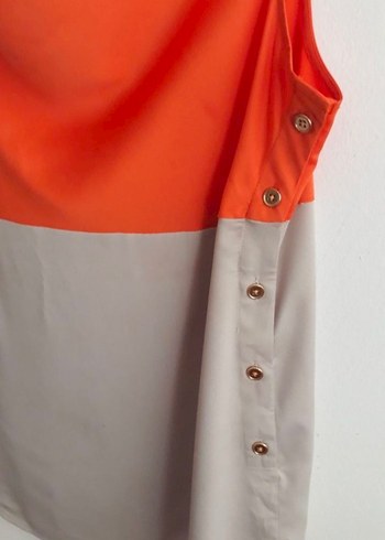 Ann Taylor Turuncu Kadın Bluz