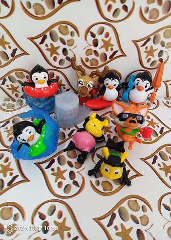Kinder Karakter Figürleri Seti